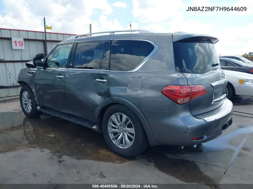 2017 Infiniti Qx80 VIN: JN8AZ2NF7H9644609 Lot: 40400506