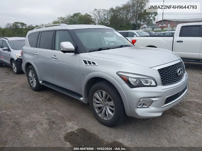 2017 Infiniti Qx80 VIN: JN8AZ2NF4H9644793 Lot: 40478568