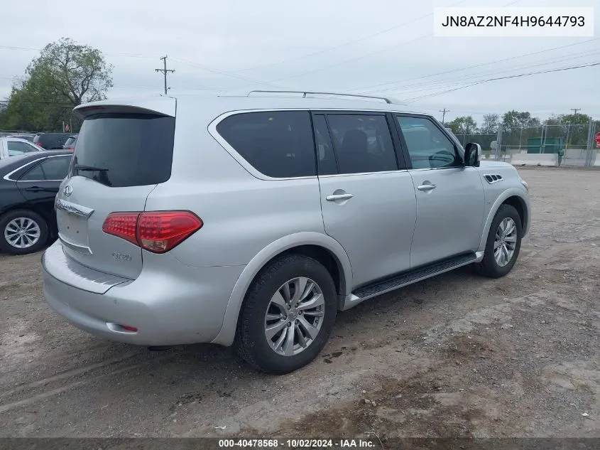 2017 Infiniti Qx80 VIN: JN8AZ2NF4H9644793 Lot: 40478568