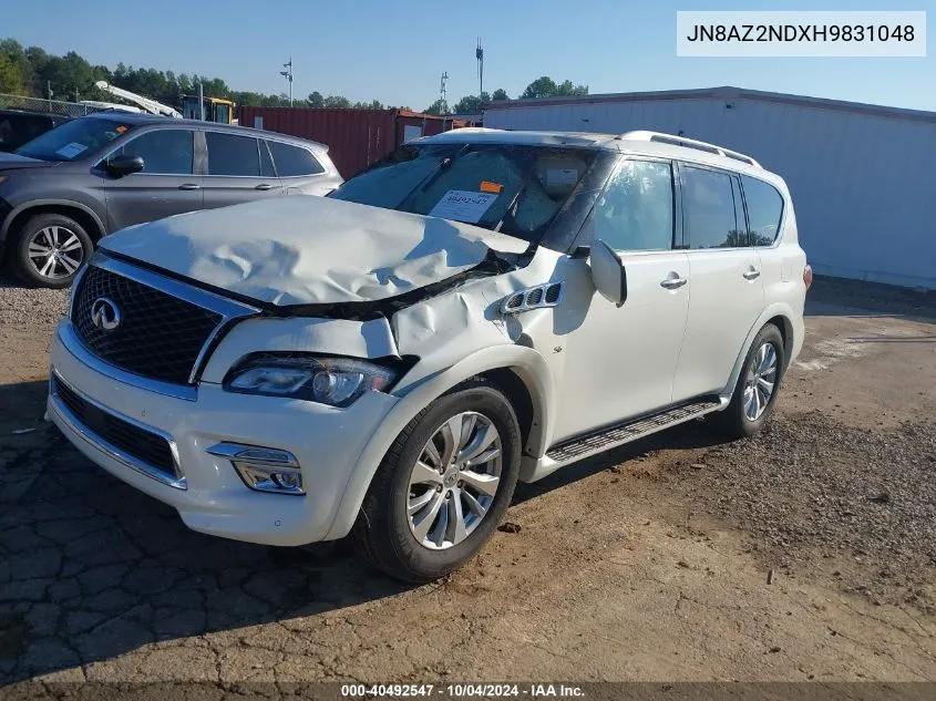 2017 Infiniti Qx80 VIN: JN8AZ2NDXH9831048 Lot: 40492547