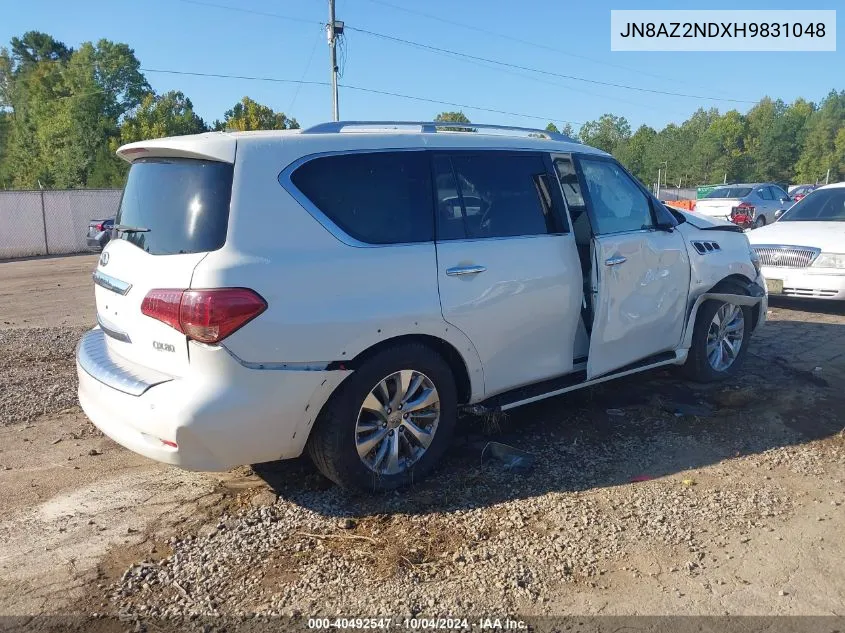 2017 Infiniti Qx80 VIN: JN8AZ2NDXH9831048 Lot: 40492547