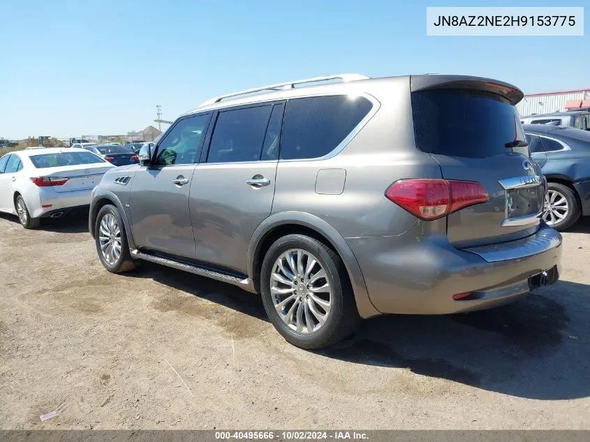 2017 Infiniti Qx80 VIN: JN8AZ2NE2H9153775 Lot: 40495666