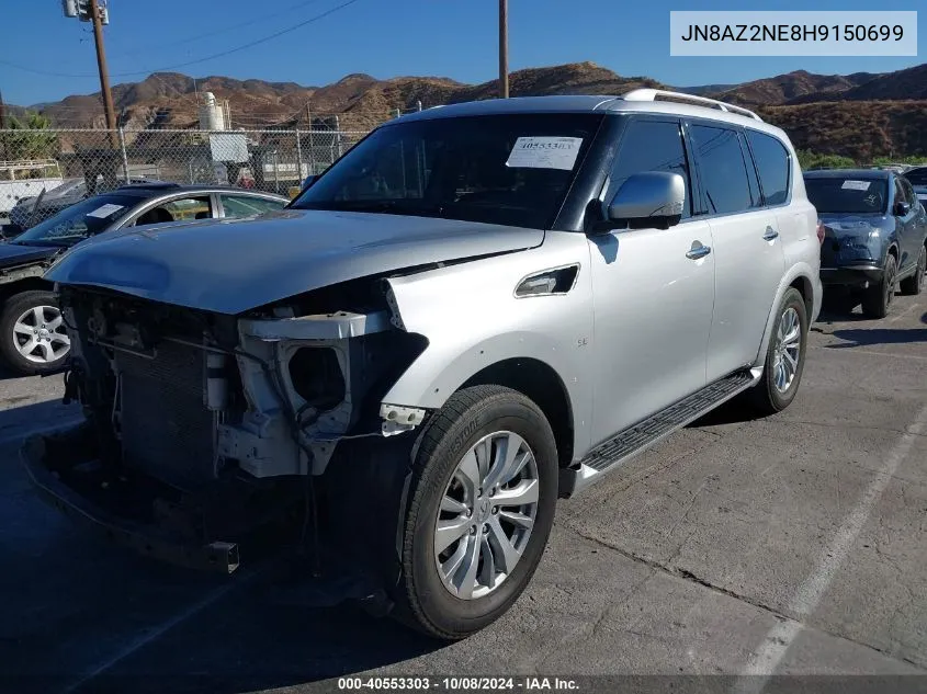 2017 Infiniti Qx80 VIN: JN8AZ2NE8H9150699 Lot: 40553303