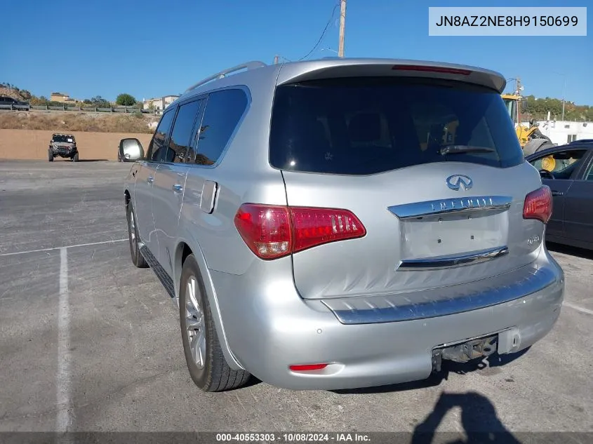 2017 Infiniti Qx80 VIN: JN8AZ2NE8H9150699 Lot: 40553303