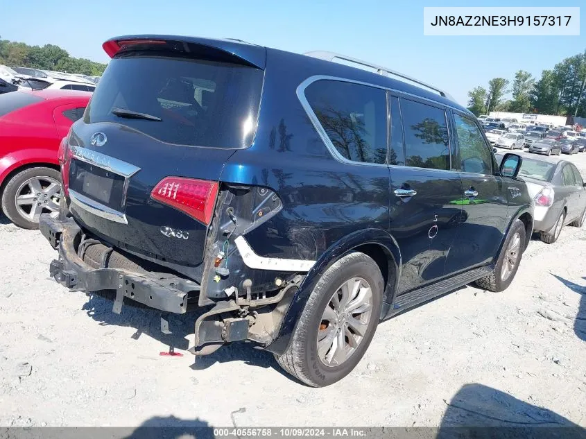 2017 Infiniti Qx80 VIN: JN8AZ2NE3H9157317 Lot: 40556758