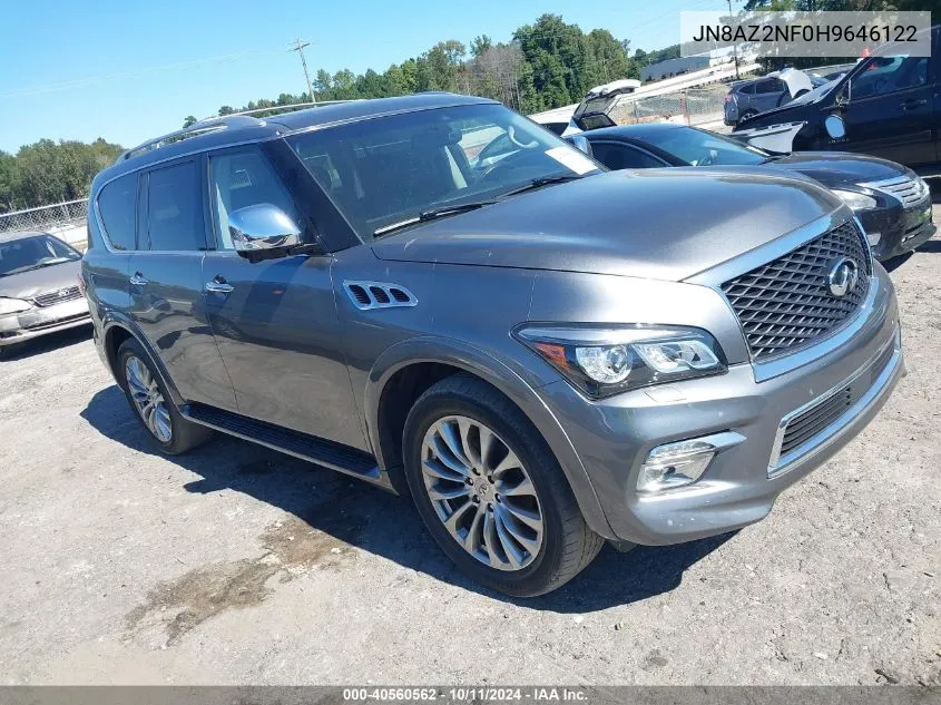 2017 Infiniti Qx80 VIN: JN8AZ2NF0H9646122 Lot: 40560562