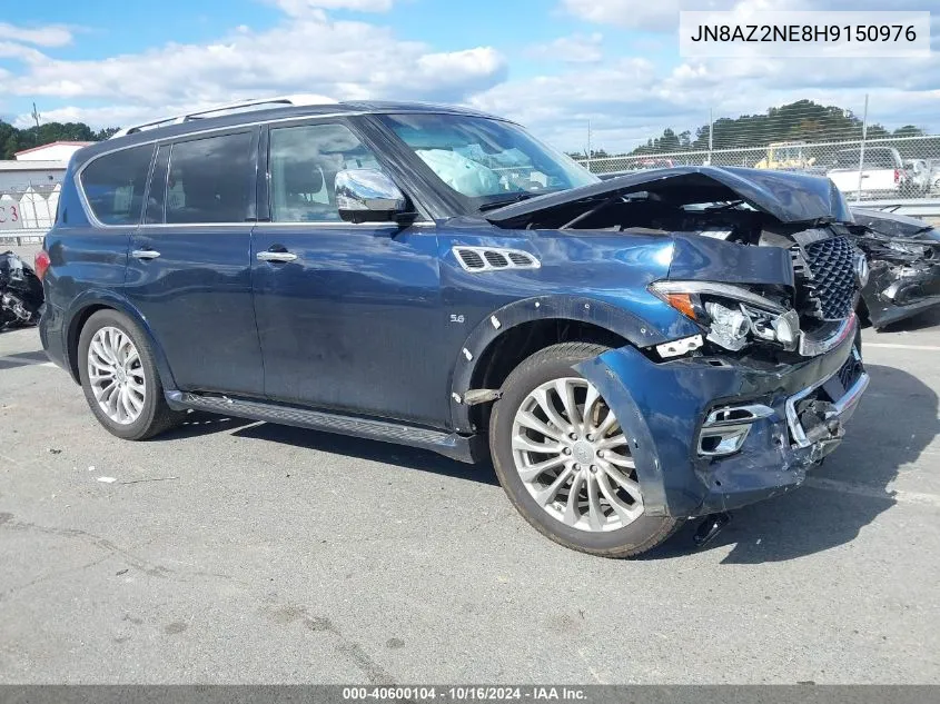 2017 Infiniti Qx80 Limited/Signature Edition VIN: JN8AZ2NE8H9150976 Lot: 40600104