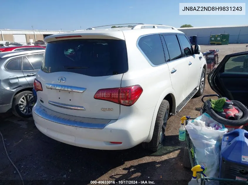 JN8AZ2ND8H9831243 2017 Infiniti Qx80