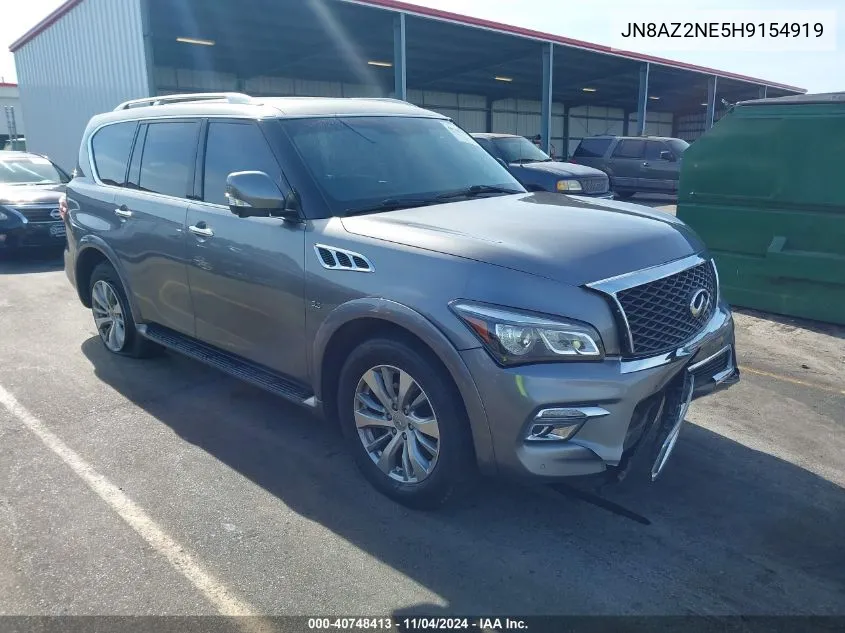 2017 Infiniti Qx80 VIN: JN8AZ2NE5H9154919 Lot: 40748413