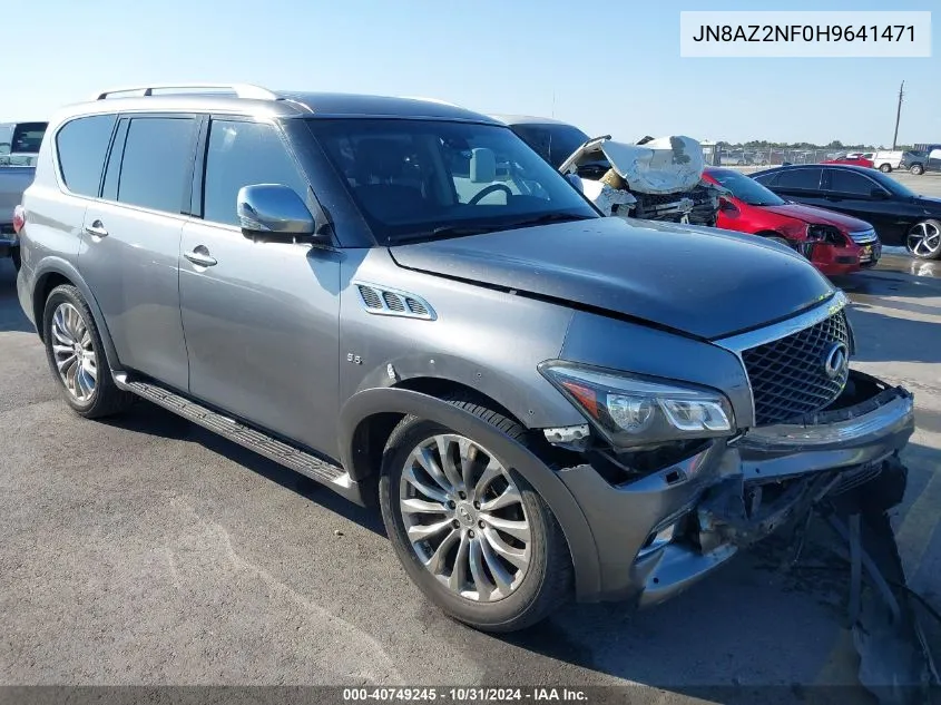 2017 Infiniti Qx80 VIN: JN8AZ2NF0H9641471 Lot: 40749245