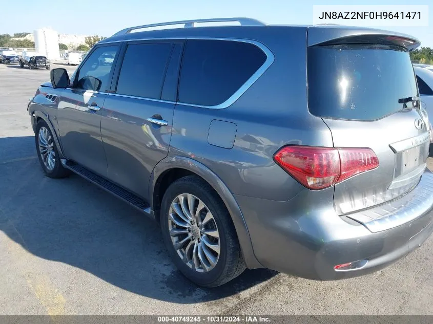 2017 Infiniti Qx80 VIN: JN8AZ2NF0H9641471 Lot: 40749245