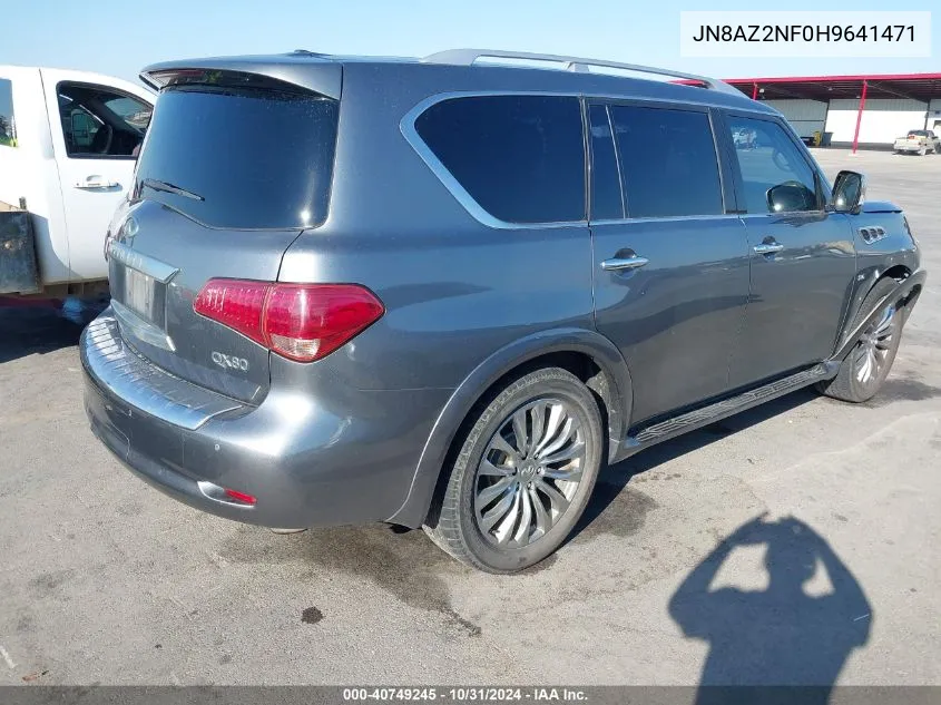 2017 Infiniti Qx80 VIN: JN8AZ2NF0H9641471 Lot: 40749245