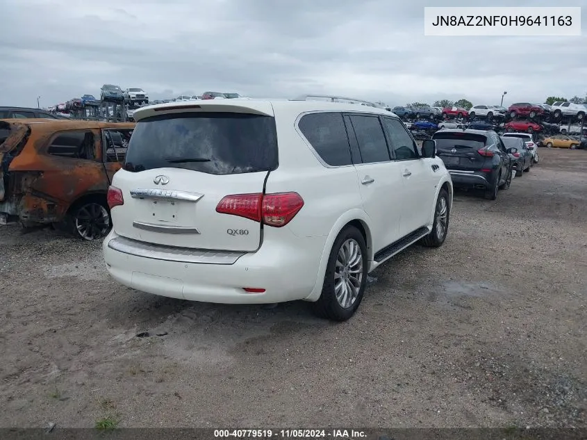 2017 Infiniti Qx80 VIN: JN8AZ2NF0H9641163 Lot: 40779519