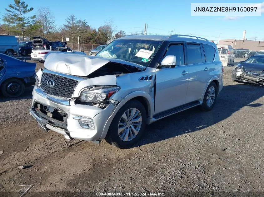 2017 Infiniti Qx80 VIN: JN8AZ2NE8H9160097 Lot: 40834993