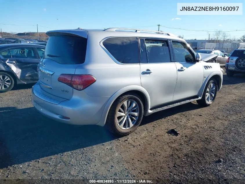 2017 Infiniti Qx80 VIN: JN8AZ2NE8H9160097 Lot: 40834993