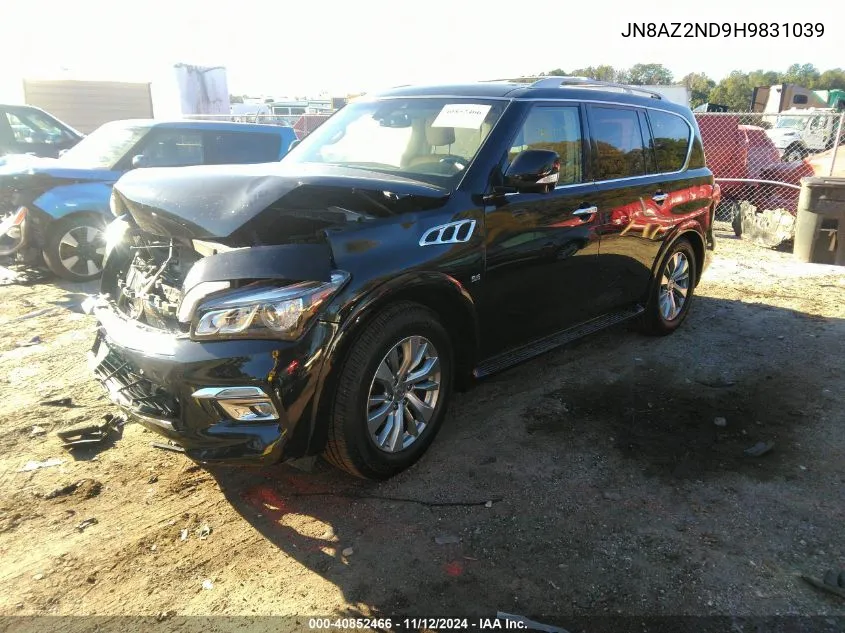 2017 Infiniti Qx80 VIN: JN8AZ2ND9H9831039 Lot: 40852466