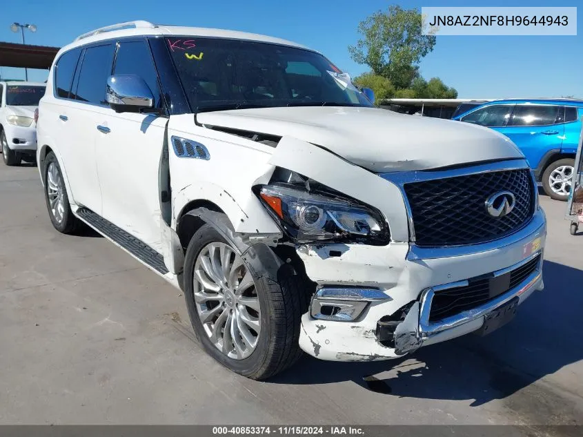 2017 Infiniti Qx80 VIN: JN8AZ2NF8H9644943 Lot: 40853374