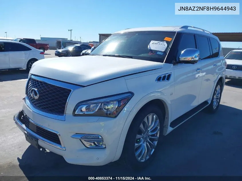 2017 Infiniti Qx80 VIN: JN8AZ2NF8H9644943 Lot: 40853374