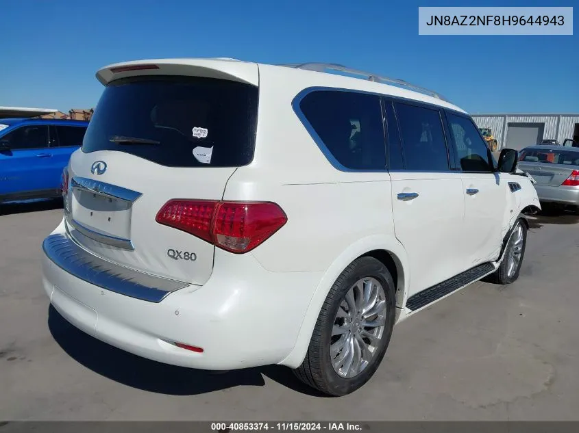 2017 Infiniti Qx80 VIN: JN8AZ2NF8H9644943 Lot: 40853374