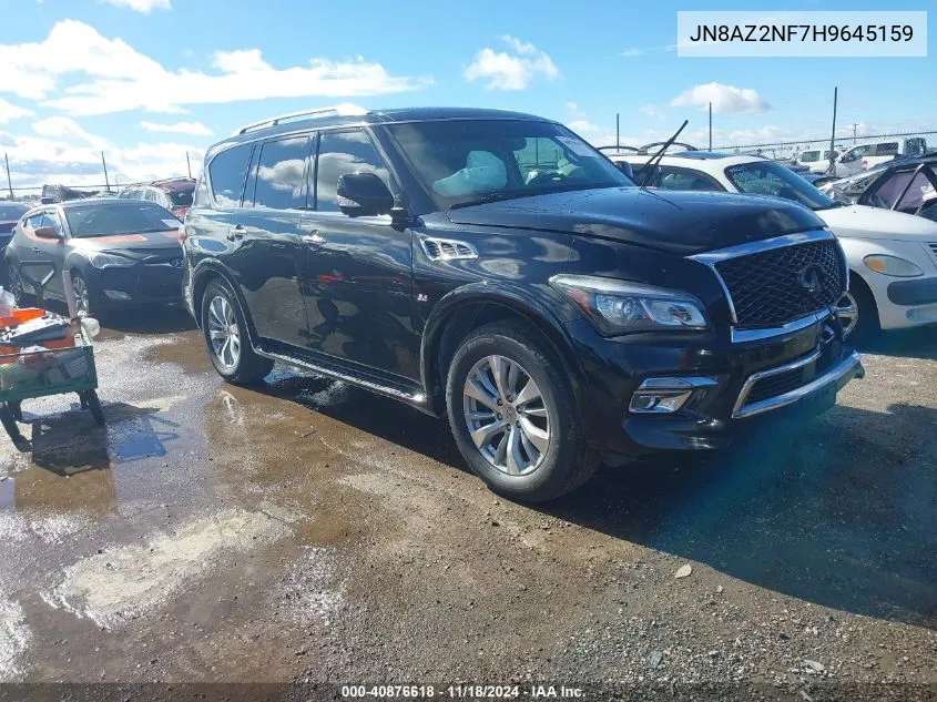 2017 Infiniti Qx80 VIN: JN8AZ2NF7H9645159 Lot: 40876618