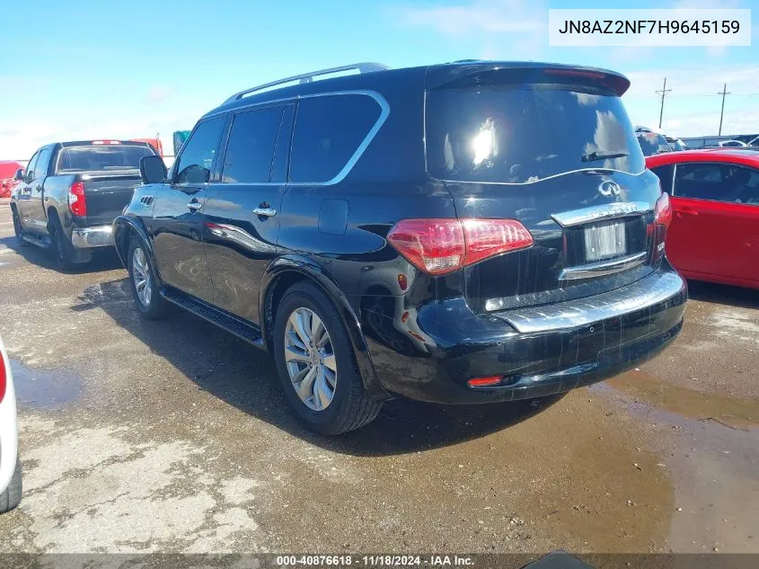 2017 Infiniti Qx80 VIN: JN8AZ2NF7H9645159 Lot: 40876618