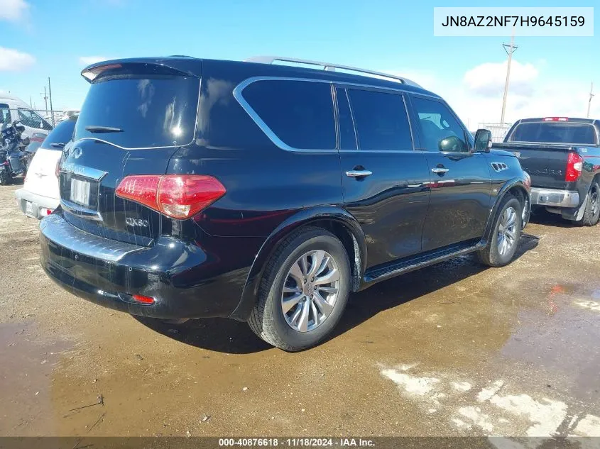 2017 Infiniti Qx80 VIN: JN8AZ2NF7H9645159 Lot: 40876618