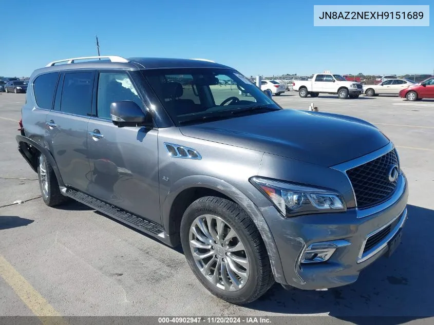 2017 Infiniti Qx80 VIN: JN8AZ2NEXH9151689 Lot: 40902947