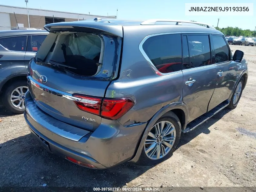 2018 Infiniti Qx80 Signature/Limited VIN: JN8AZ2NE9J9193356 Lot: 39750279