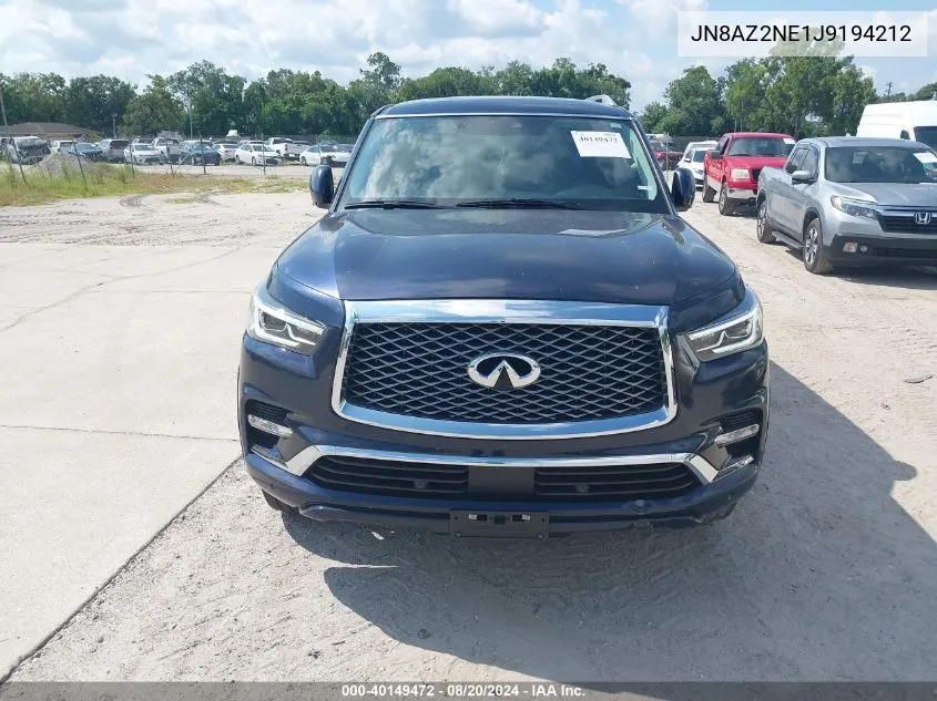 2018 Infiniti Qx80 Signature/Limited VIN: JN8AZ2NE1J9194212 Lot: 40149472