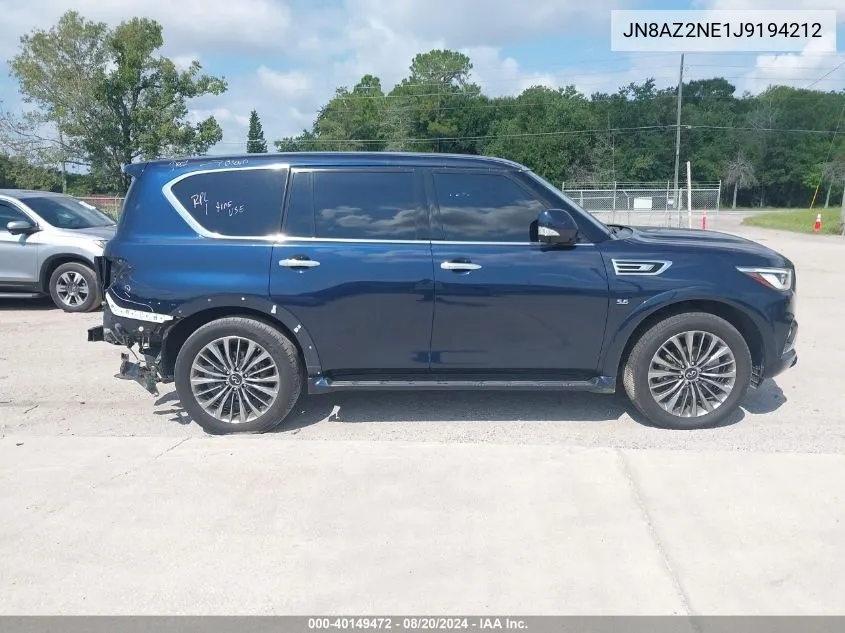 JN8AZ2NE1J9194212 2018 Infiniti Qx80 Signature/Limited