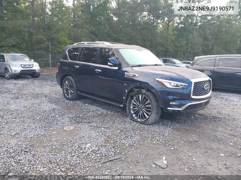 2018 Infiniti Qx80 VIN: JN8AZ2NE9J9190571 Lot: 40380952