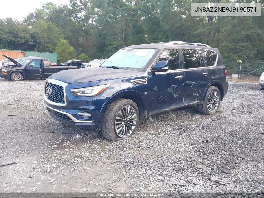 2018 Infiniti Qx80 VIN: JN8AZ2NE9J9190571 Lot: 40380952