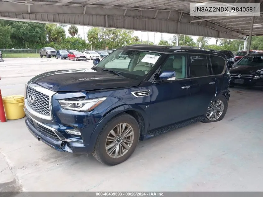 2018 Infiniti Qx80 Signature VIN: JN8AZ2NDXJ9840581 Lot: 40439593