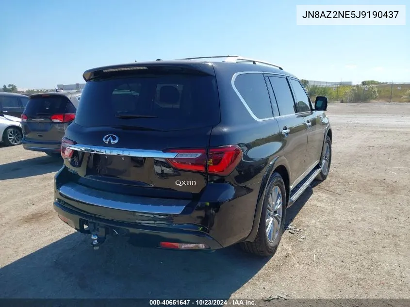 2018 Infiniti Qx80 VIN: JN8AZ2NE5J9190437 Lot: 40651647