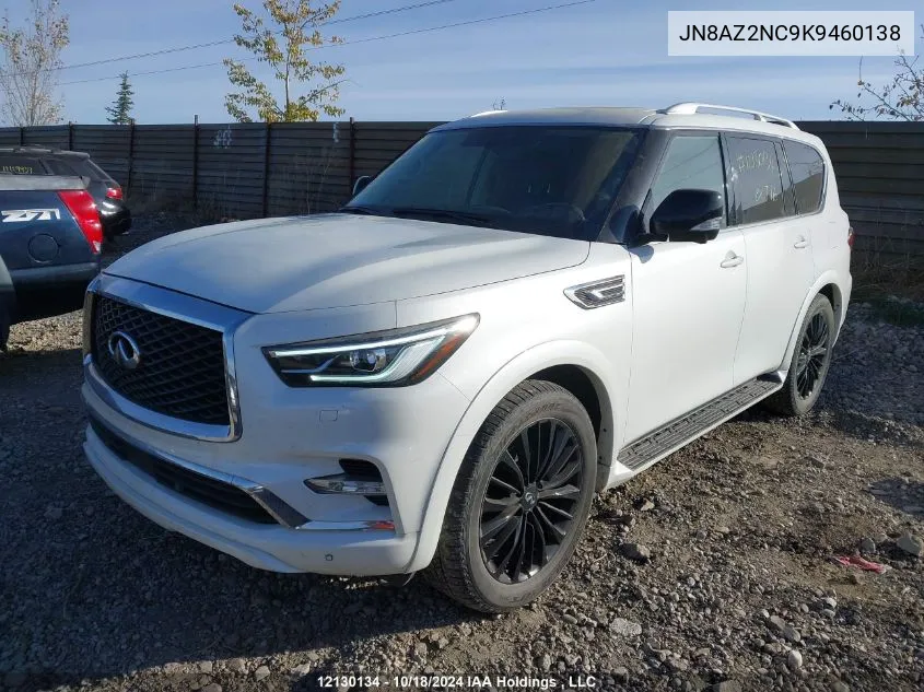 JN8AZ2NC9K9460138 2019 Infiniti Qx80