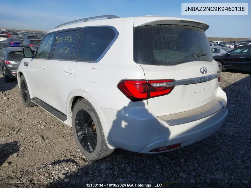 JN8AZ2NC9K9460138 2019 Infiniti Qx80