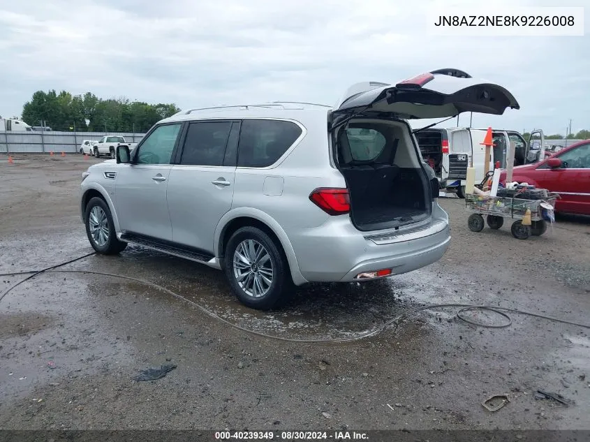 2019 Infiniti Qx80 Luxe VIN: JN8AZ2NE8K9226008 Lot: 40239349