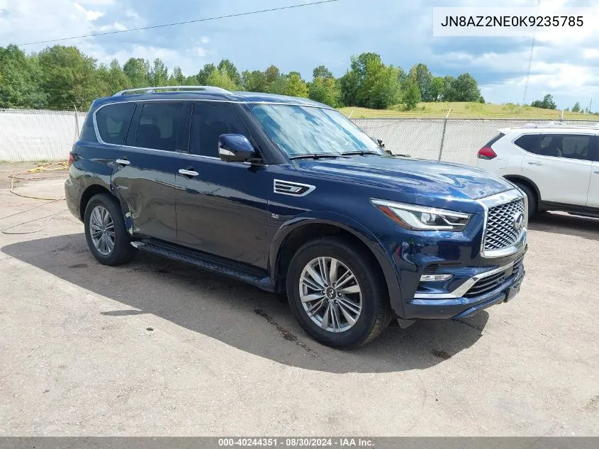 2019 Infiniti Qx80 Luxe VIN: JN8AZ2NE0K9235785 Lot: 40244351