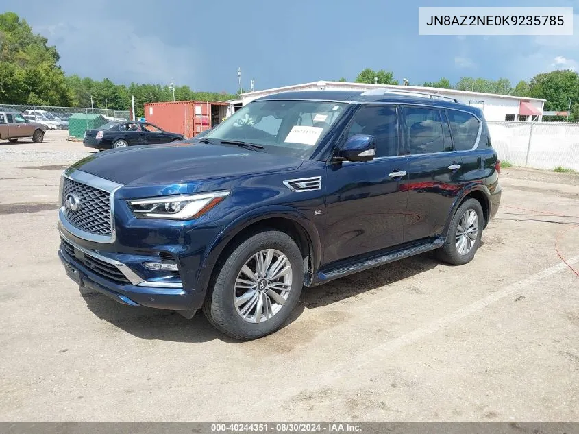 2019 Infiniti Qx80 Luxe VIN: JN8AZ2NE0K9235785 Lot: 40244351