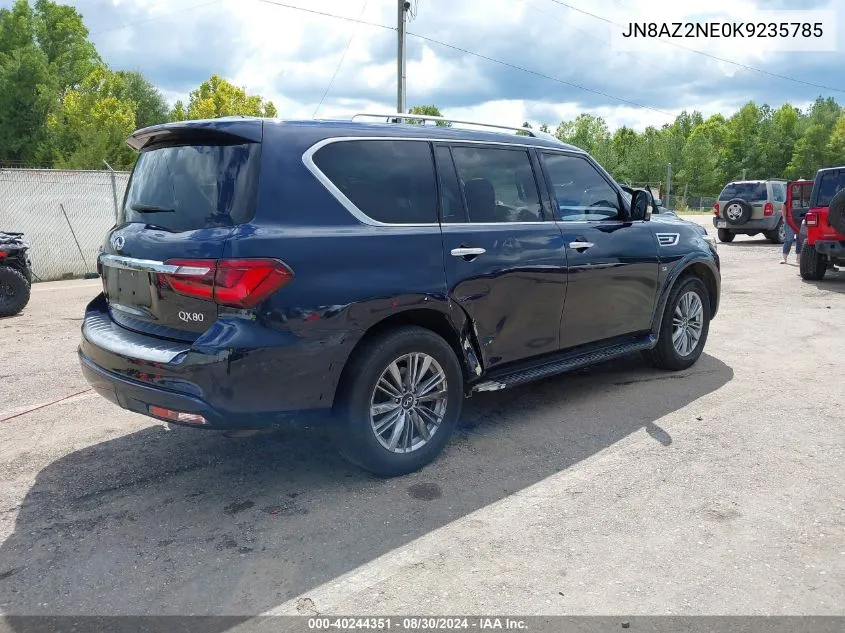 2019 Infiniti Qx80 Luxe VIN: JN8AZ2NE0K9235785 Lot: 40244351