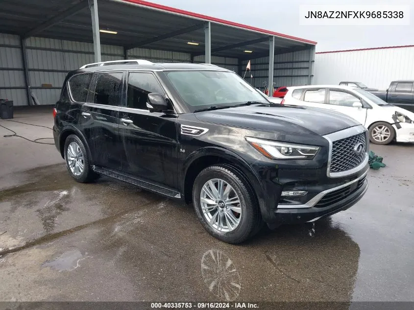 2019 Infiniti Qx80 Luxe VIN: JN8AZ2NFXK9685338 Lot: 40335753