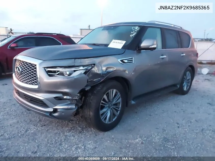 JN8AZ2NF2K9685365 2019 Infiniti Qx80 Luxe