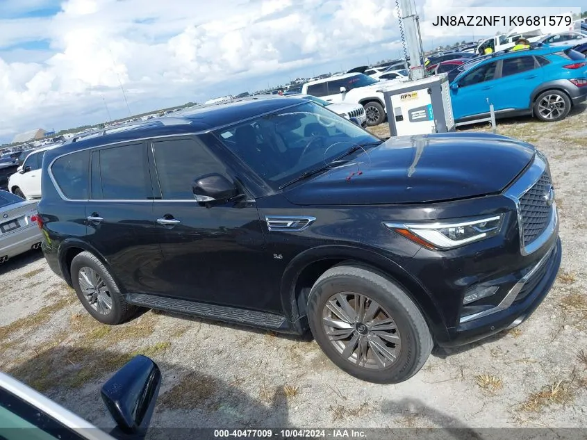 2019 Infiniti Qx80 Luxe VIN: JN8AZ2NF1K9681579 Lot: 40477009