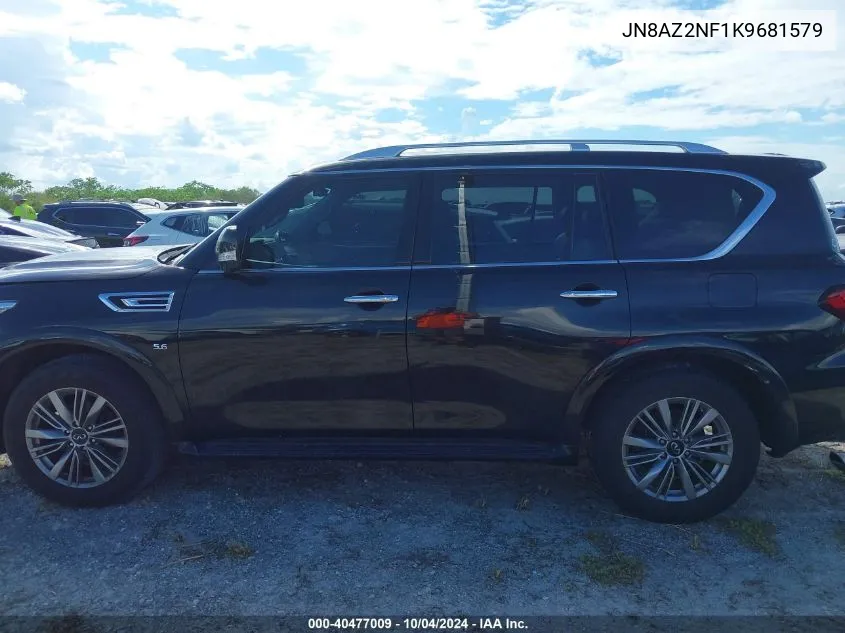 2019 Infiniti Qx80 Luxe VIN: JN8AZ2NF1K9681579 Lot: 40477009