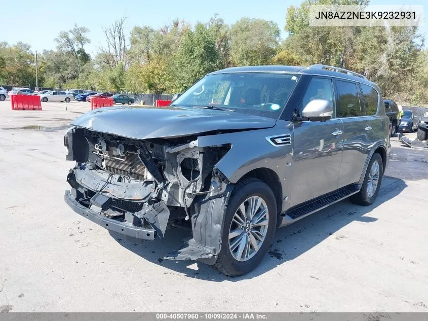 2019 Infiniti Qx80 Luxe VIN: JN8AZ2NE3K9232931 Lot: 40507960