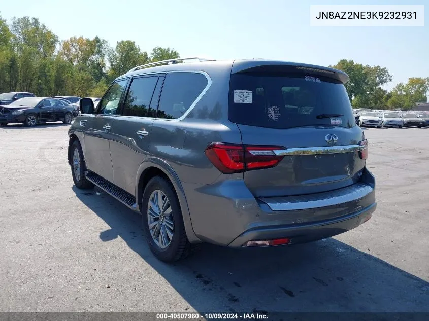 2019 Infiniti Qx80 Luxe VIN: JN8AZ2NE3K9232931 Lot: 40507960