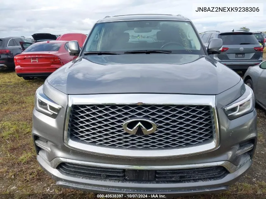 2019 Infiniti Qx80 Luxe VIN: JN8AZ2NEXK9238306 Lot: 40538397