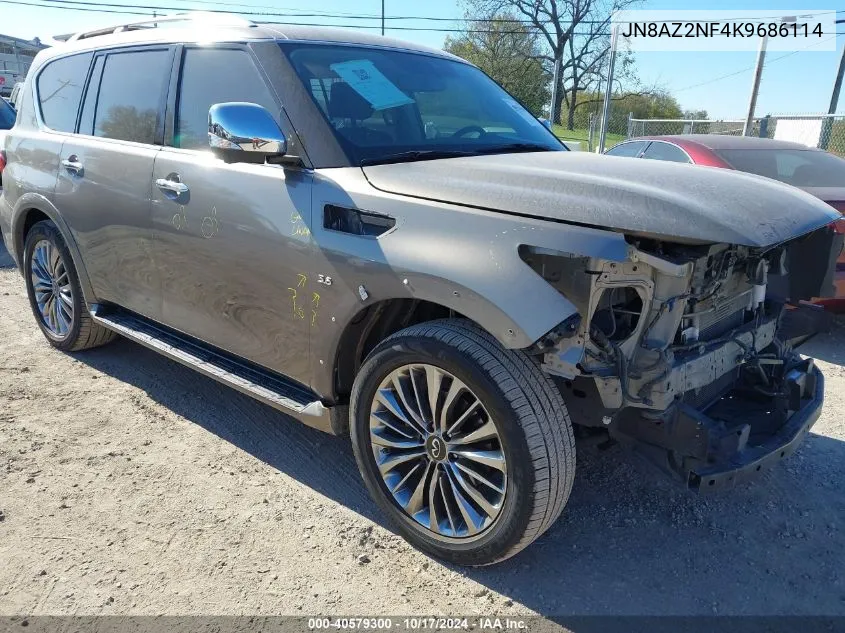 2019 Infiniti Qx80 Luxe VIN: JN8AZ2NF4K9686114 Lot: 40579300