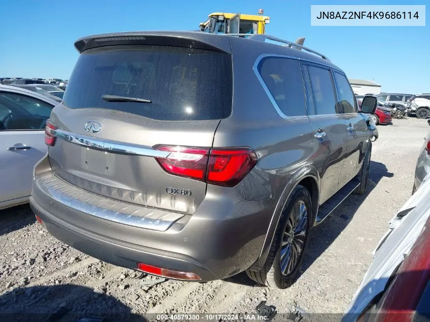 JN8AZ2NF4K9686114 2019 Infiniti Qx80 Luxe