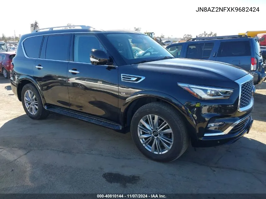 2019 Infiniti Qx80 Luxe VIN: JN8AZ2NFXK9682424 Lot: 40810144